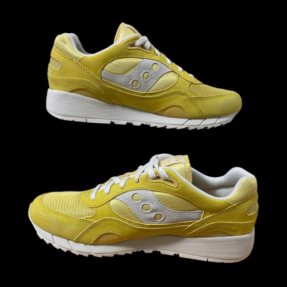 Saucony Shadow 6000 Yellow and White LifeStyle sneakers Men’s size 11 *NEW*